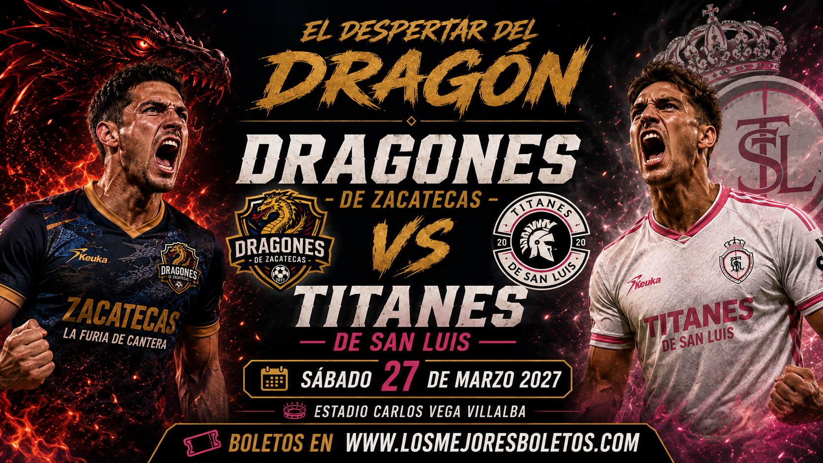 Dragones de Zacatecas vs. Titanes de San Luis